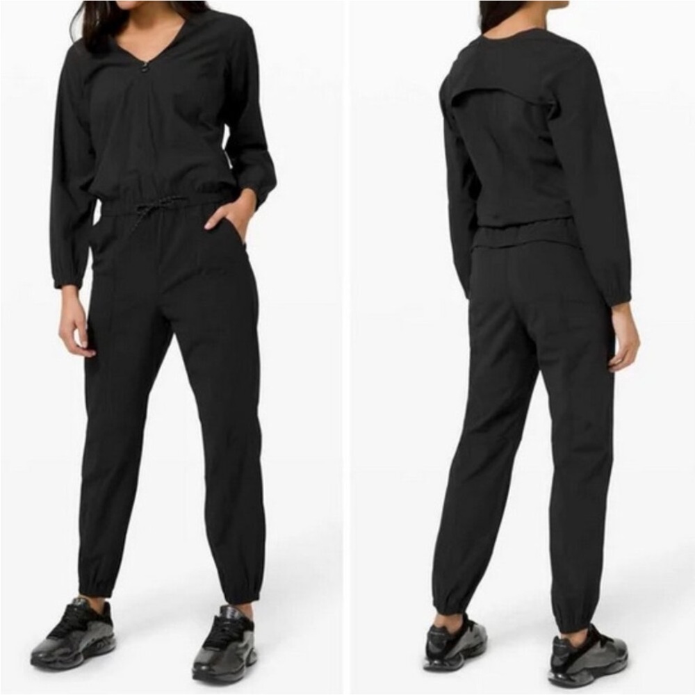 Black Women's Jumpsuit; Lululemon; Excellent condition